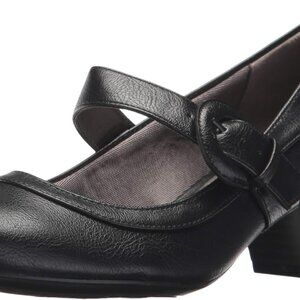 Women's Faux Leather Mary Jane Pumps Size 8 Slim Fit Casual Dress Shoes